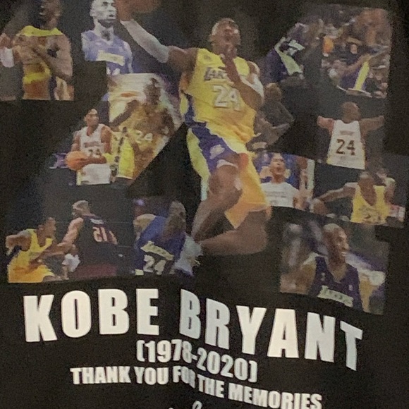 Kobe Bryant ( thanks for the memories) black unisex hoodie size 4XL - Picture 10 of 11